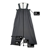 vie evam eva cotton linen salopette サイズ1 定価28600円 V231T923 コットンリネン サロペット Cグレー レディース ヴィー エヴァムエヴァ【中古】6-0329M♪