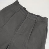evam eva E233T111 タックワイドパンツ ウールコットンリネン 日本製 パンツ グレー レディース エヴァムエヴァ【中古】6-0123T△