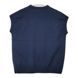 handvaerk ノースリーブ コットン サイズS PE-007 Ｔシャツ カットソー ネイビー レディース ハンドバーク【中古】6-0614S∞