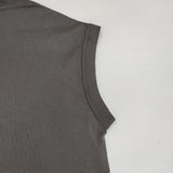 handvaerk ノースリーブ コットン サイズS PE-007 Ｔシャツ カットソー グレー レディース ハンドバーク【中古】6-0614S∞