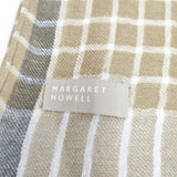 MARGARET HOWELL 578-178406 リネン ストール グレー ベージュ レディース マーガレットハウエル【中古】6-0216M◎