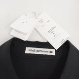 mina perhonen velvety aba3014 定価72600円 サイズ36 シャツ ワンピース 23AW ブラック レディース ミナペルホネン【中古】5-1222M♪
