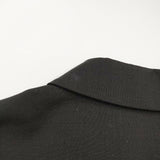 mina perhonen velvety aba3014 定価72600円 サイズ36 シャツ ワンピース 23AW ブラック レディース ミナペルホネン【中古】5-1222M♪