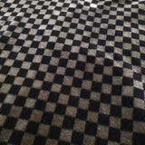 mina perhonen winter jelly 市松模様 ベルベット サイズ36 va3456 定価88000円 ワンピース ブラック グレー レディース ミナペルホネン【中古】5-1222T♪