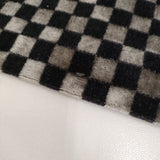 mina perhonen winter jelly 市松模様 ベルベット サイズ36 va3456 定価88000円 ワンピース ブラック グレー レディース ミナペルホネン【中古】5-1222T♪