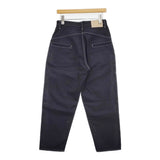 mina perhonen tie xa4441 サイズ36 ステッチ パンツ ネイビー レディース ミナペルホネン【中古】6-0225G♪