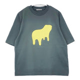mina perhonen liquide 定価15400円 zs8525 半袖Ｔシャツ カットソー グリーン レディース ミナペルホネン【中古】6-0614S∞