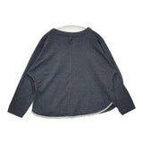 Pal'las Palace ラフィ天竺 PCT-1018A 長袖Ｔシャツ カットソー ロンＴ ネイビー レディース パラスパレス【中古】6-0419M∞