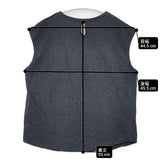 Pal'las Palace ラフィ天竺ノースリーブ 定価11000円 PCT-3020A Ｔシャツ カットソー ネイビー レディース パラスパレス【中古】6-0419S∞