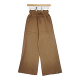 Pal'las Palace PKPT-2876C ミラノリブニットパンツ 定価22000円 イージーパンツ パンツ ブラウン レディース パラスパレス【中古】6-0123T△