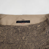 Pal'las Palace PFSK-1598C ウールリネン ラップスカート 花柄 スカート ベージュ ネイビー レディース パラスパレス【中古】6-0123T△