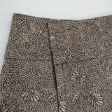 Pal'las Palace PFSK-1598C ウールリネン ラップスカート 花柄 スカート ベージュ ネイビー レディース パラスパレス【中古】6-0123T△