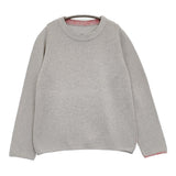 Pal'las Palace PKPO-2804A サイズ3 クルーネック コットン セーター ニット グレー レディース パラスパレス【中古】6-0115M♪