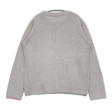 Pal'las Palace PKPO-2804A サイズ3 クルーネック コットン セーター ニット グレー レディース パラスパレス【中古】6-0115M♪