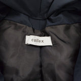collex ライトショートダウンコート サイズ2 定価29700円 60470100001 ダウンジャケット ネイビー レディース コレックス【中古】5-1226A♪