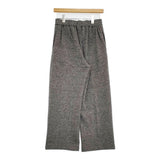 collex ジャガードヘリンボーンセミワイドパンツ ウール混 60470213003 サイズ1 定価25300円 ブラック グレー レディース コレックス【中古】6-0106T♪