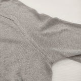 theory ASHTRY LL NIZZY サイズS リネン混 羽織り ロング カーディガン ライトグレー レディース セオリー【中古】6-0314M♪