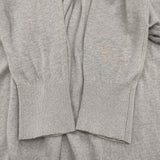 theory ASHTRY LL NIZZY サイズS リネン混 羽織り ロング カーディガン ライトグレー レディース セオリー【中古】6-0314M♪