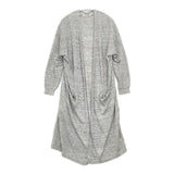 TORRAZZO DONNA リネン 羽織 ロング カーディガン グレー レディース トラッゾドンナ【中古】6-0430M∞