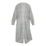 TORRAZZO DONNA リネン 羽織 ロング カーディガン グレー レディース トラッゾドンナ【中古】6-0430M∞