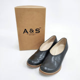 ARTS&SCIENCE DOLL SLIPPERS V サイズ25cm パンプス ブラック レディース アーツ&サイエンス【中古】6-0224G◎