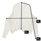 ARTS&SCIENCE 081L806K13 リネン セーター ニット ホワイト レディース アーツ&サイエンス【中古】6-0430M∞