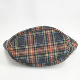 R&D.M.Co- ウール タータンチェックマルシェバッグ L トートバッグ オレンジ チャコールグレー レディース オールドマンズテーラー【中古】6-0114T◎