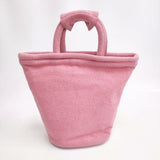 R&D.M.Co- マルシェバッグ ウール トートバッグ ピンク レディース オールドマンズテーラー【中古】6-0114T◎