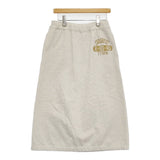 45R/45rpm ベア裏毛のスカート（トップ） 定価42900円 ロングスカート オフホワイト レディース フォーティーファイブアールピーエム【中古】5-1222T♪