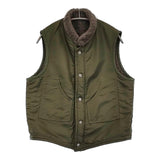 45R/45rpm ボア×ナイロンのベスト サイズ2 定価45100円 リバーシブル ベスト グレー カーキ レディース フォーティーファイブアールピーエム【中古】5-1222T♪