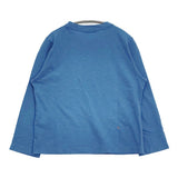 45R/45rpm 四角T 天竺 コットン サイズ2 長袖Ｔシャツ カットソー ロンＴ ライトブルー レディース フォーティーファイブアールピーエム【中古】6-0210M♪