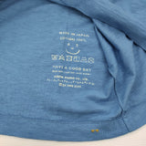 45R/45rpm 四角T 天竺 コットン サイズ2 長袖Ｔシャツ カットソー ロンＴ ライトブルー レディース フォーティーファイブアールピーエム【中古】6-0210M♪