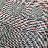 45R/45rpm 二重織の908ローファーボタンダウンシャツ 定価49500円 長袖シャツ ネイビー ホワイト レディース フォーティーファイブアールピーエム【中古】5-1222T♪