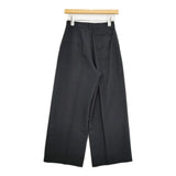 Y's bis i wish ツータック ワイドスラックスパンツ IK-P08-903 パンツ ブラック レディース ワイズビス/Yohji【中古】6-0215G♪