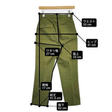 fire service ベイカーパンツ ストレッチ素材 サイズ23 パンツ カーキ レディース ファイヤーサービス【中古】6-0215G♪