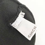 Oblada オブラダ KNIT CAP ビーニー 刺繍 帽子 ニットキャップ ブラック レディース【中古】6-0112T◎