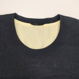 Pal'las Palace 刺繍 十日 フレンチスリーブ サイズ0 Uネック ワンピース ネイビー レディース パラスパレス【中古】6-0522S♪