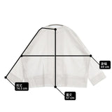 ARTS&SCIENCE バックボタン 093-L62V-066 コットン ブラウス シャツ オフホワイト レディース アーツ&サイエンス【中古】6-0523M∞