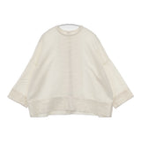 ARTS&SCIENCE コットンラミー バックボタン 001-L62V-039 サイズ1 ブラウス シャツ オフホワイト レディース アーツ&サイエンス【中古】6-0329M♪