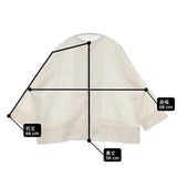 ARTS&SCIENCE コットンラミー バックボタン 001-L62V-039 サイズ1 ブラウス シャツ オフホワイト レディース アーツ&サイエンス【中古】6-0329M♪