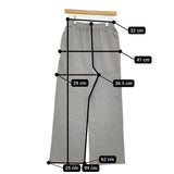 DRESSTERIOR 福田麻琴さんコラボ センターシームワイドスウェットパンツ サイズ36 定価19800円 25SS グレー レディース ドレステリア【中古】5-1222G♪