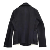 45R/45rpm ウールカシミヤ サイズ1 ジャケット ショート丈 ピーコート ネイビー レディース フォーティーファイブアールピーエム【中古】5-1226T♪