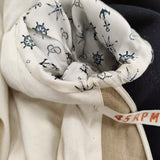 45R/45rpm ウールカシミヤ サイズ1 ジャケット ショート丈 ピーコート ネイビー レディース フォーティーファイブアールピーエム【中古】5-1226T♪