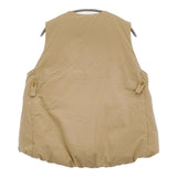 45R/45rpm ムートンファー付け襟 定価72600円 サイズ3 トグルボタン ダウンベスト ベージュ レディース フォーティーファイブアールピーエム【中古】5-1226T♪