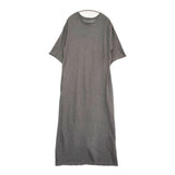 MUSE de Deuxieme Classe grateful OP コットンウール ニットワンピース 定価47300円 24AW グレー レディース ミューズドゥドゥーズィエムクラス【中古】5-1222T♪