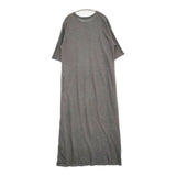 MUSE de Deuxieme Classe grateful OP コットンウール ニットワンピース 定価47300円 24AW グレー レディース ミューズドゥドゥーズィエムクラス【中古】5-1222T♪