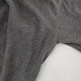 MUSE de Deuxieme Classe grateful OP コットンウール ニットワンピース 定価47300円 24AW グレー レディース ミューズドゥドゥーズィエムクラス【中古】5-1222T♪