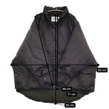 AP STUDIO BERENICE ベルニス 別注 ブラックオーバーダウンジャケット 定価66000円 ブラック レディース エーピーストゥディオ【中古】5-1222A♪