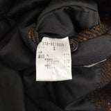 MARGARET HOWELL HERRINGBONE WOOL COAT ヘリンボーンウール 定価121000円 チェスターコート ブラウン レディース マーガレットハウエル【中古】5-1222T♪