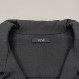 YLEVE COTTON LINEN HIGH TWIST GABARDINE OP 168-3255022 サイズ1 ワンピース Dネイビー 濃紺 レディース イレーヴ【中古】6-0215M♪